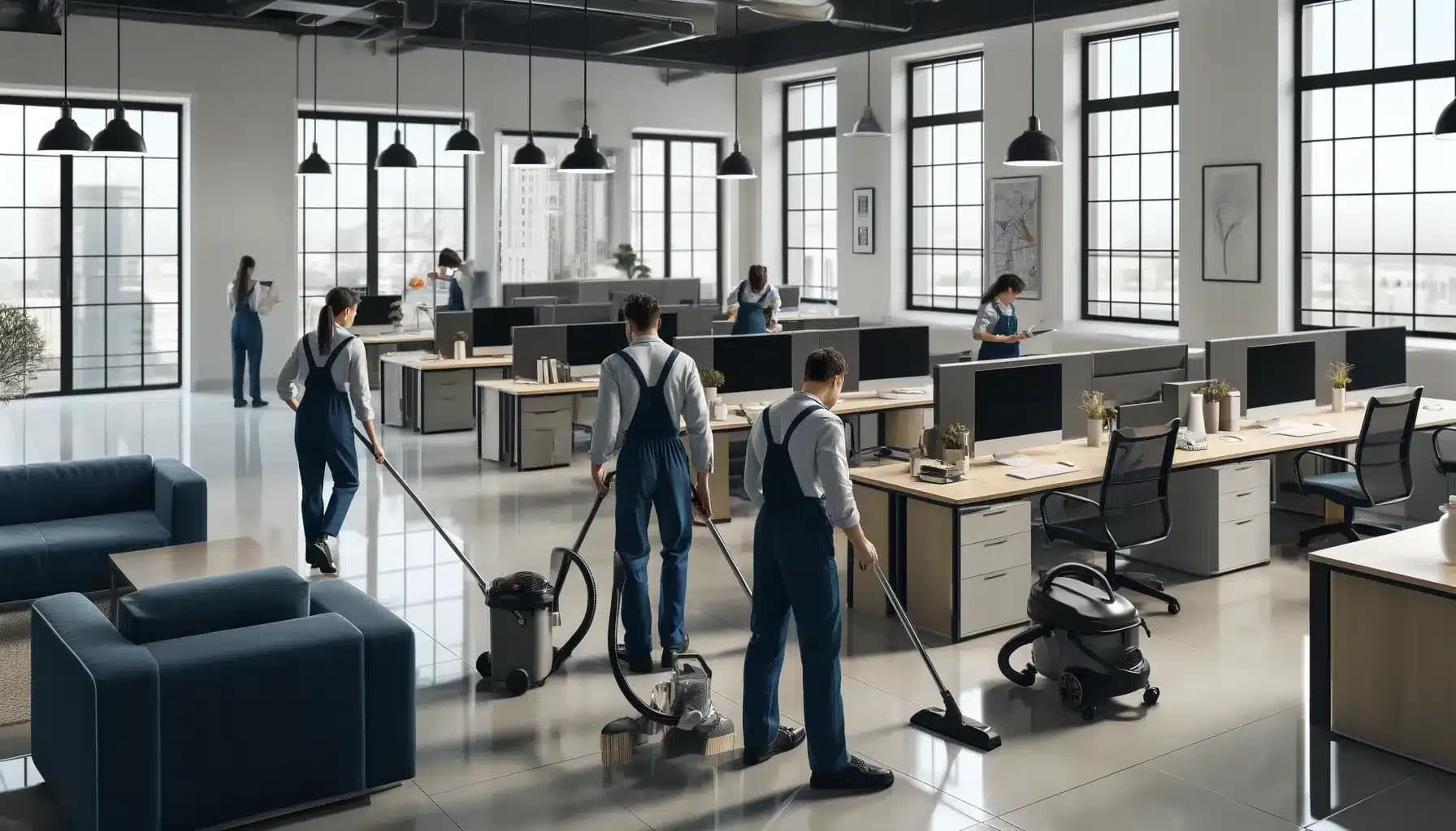 Commercial cleaning services
